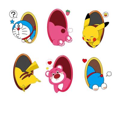 汽车划痕时空洞贴纸防水防晒