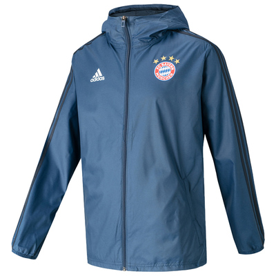 Adidas/阿迪达斯正品男子足球拜仁慕尼黑连帽夹克运动外套FI8026