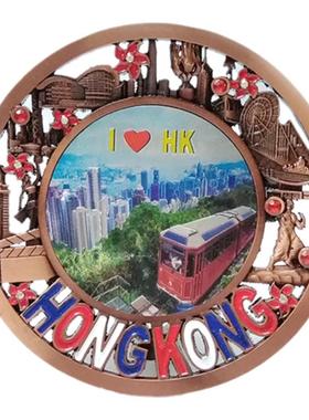 香港镂空锌合金建筑摆件