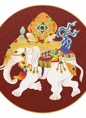 景泰蓝珐琅彩掐丝客厅碳盘摆件