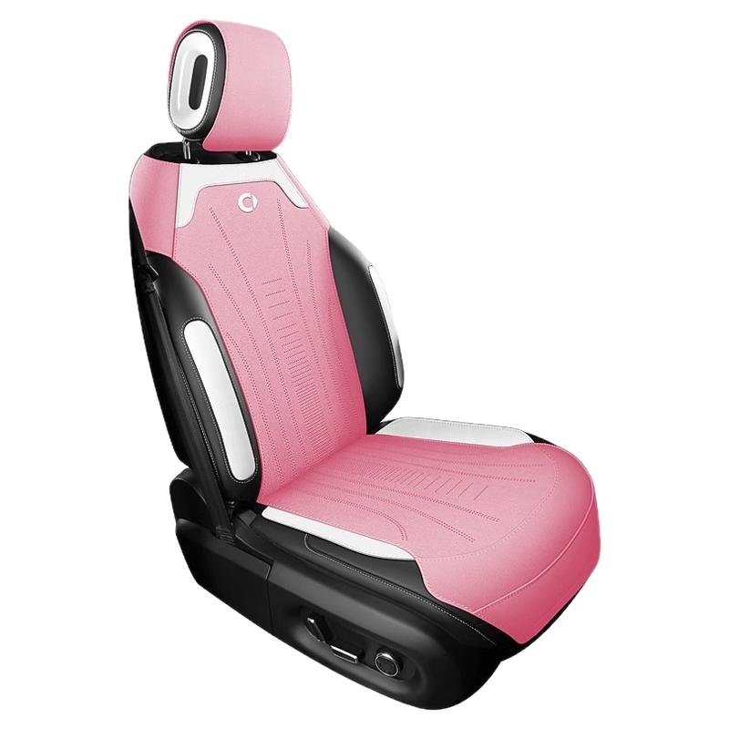 奔馳smart精靈專(zhuān)用汽車(chē)坐墊一號(hào)四季通半包翻毛皮馬鞍透氣座椅套