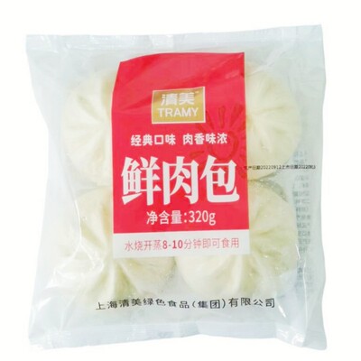 清美鲜肉包早餐点心方便速食