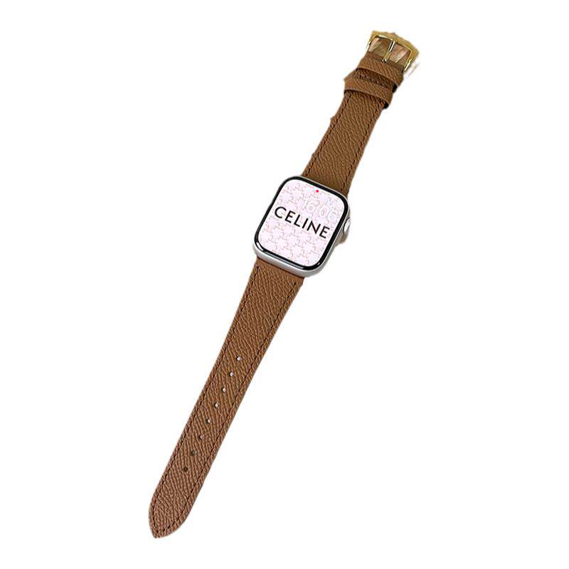 适用iwatch真皮种草款表带
