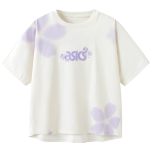 ASICS/亚瑟士童装2024夏季新款女童吸湿速干防晒遮热抗菌短袖T恤