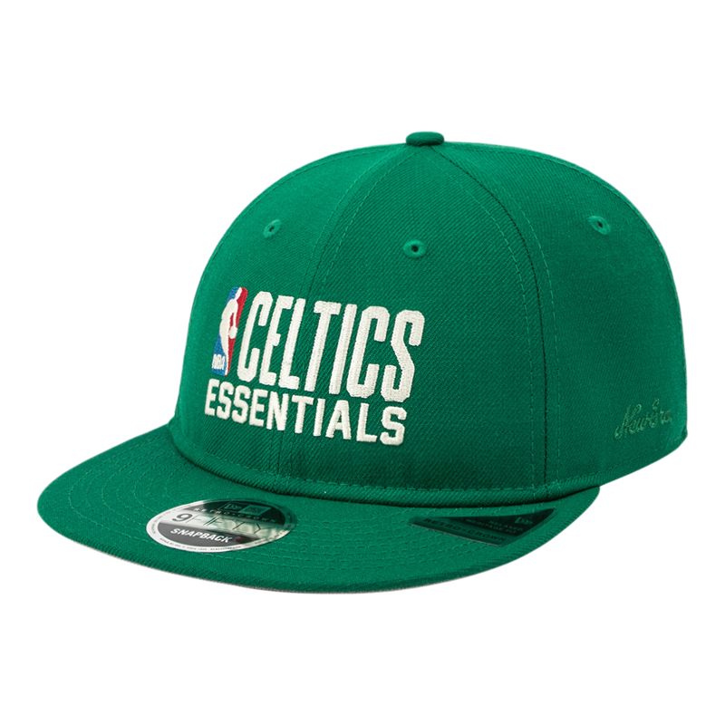 NEWERA X NBA X FEAR OF GOD联名款RC950平沿软顶棒球帽凯尔特人