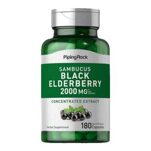 美国朴诺接骨木提取物 1000mg180粒胶囊  增加免疫力成人海外直邮