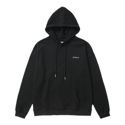 男女off潮流宽松大码连帽卫衣潮