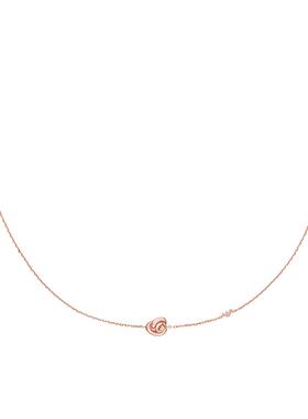 【自营】白鹿同款 Armani阿玛尼四叶草女士银项链玫瑰金女生礼物