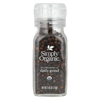 SimplyOrganic黑胡椒现磨颗粒饱满辛香调味百塔牛排腌制浓郁