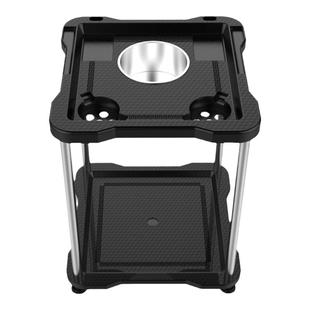 麻将馆麻将桌旁边的小茶几茶水架配件加厚棋牌室茶楼烟灰缸茶水台