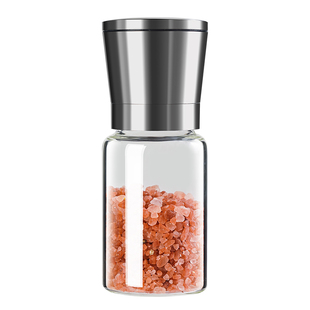胡椒研磨器家用厨房调料白黑胡椒粒胡椒粉现磨神器花椒海盐研磨瓶