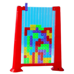 儿童俄罗斯五格方块拼图积木质玩具男孩益智力开发幼儿园创意拼板