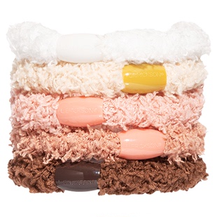 L. ERICKSON/莱丽克森  毛绒舒适发圈-5根