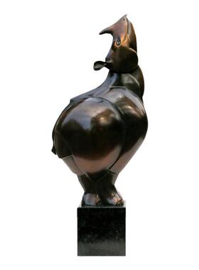 阿斯蒙迪名家弗兰斯原创犀牛雕塑