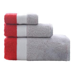 棉田家用洗脸纯棉方面浴套装全棉成人吸水洗脸毛巾高端专柜同款