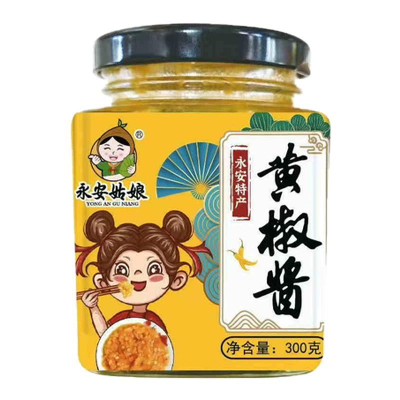 永安姑娘黄椒酱瓶装即食开胃
