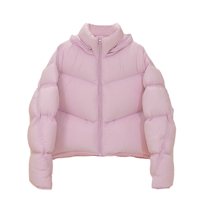 【符花】2568短款泡芙鹅绒服