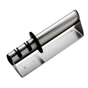 德国双立人全钢磨刀器刀具磨刀棒磨刀石粗细两档家用快速磨刀手动