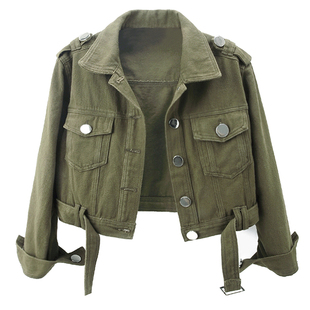 2025春秋新款设计感小众短款牛仔外套女韩版宽松小个子上衣夹克潮