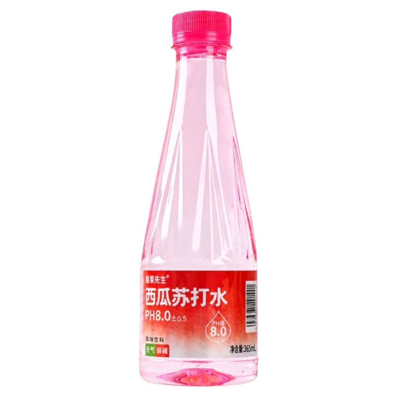 愉果先生西瓜苏打水瓶装