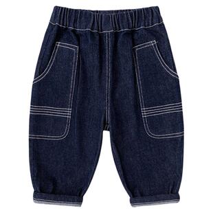 【软牛仔】嘟嘟家宝宝牛仔裤春季廓形儿童裤子春款男童春装休闲裤