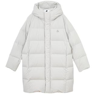 【防泼水】杰克琼斯outlets羽绒服男士冬中长款外套连帽大衣男装