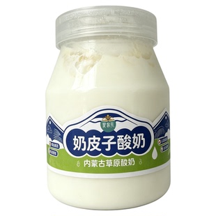 四海风物私家牧场奶源内蒙奶皮子酸奶吃起来像一个冰凉的吻