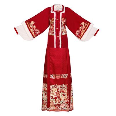 凝紫萱_龙凤呈祥明制汉服母女冬