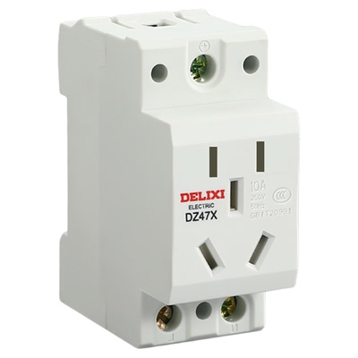德力西DZ47X导轨式模数化插座