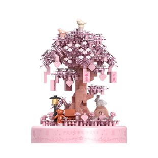 永生积木花束玫瑰花朵diy手工玩具植物盆栽摆件送女孩高级感礼物