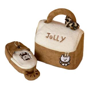 韩版jolly麂皮豹纹化妆包女生大容量手提旅行收纳包化妆刷收纳袋