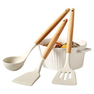 不粘锅专用锅铲硅胶铲炒菜铲子家用平底锅耐高温勺子炒勺厨具套装