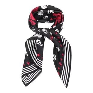 【甄品精选】ALEXANDER MCQUEEN女士围巾丝巾方巾665606 3001Q