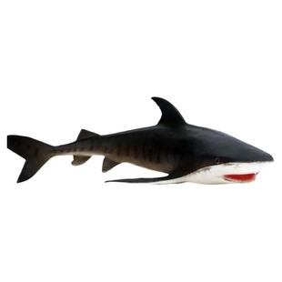 鲨鱼玩具仿真双髻鲨锤头鲨大白鲨虎鲨大蓝鲸海洋生物变异三头鲨鱼