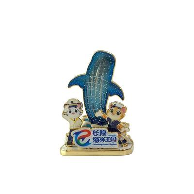 长隆纪念品 珠海海洋王国地标鲸鲨金属冰箱贴 收藏送朋友礼物