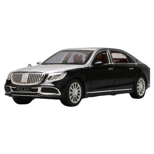 奔驰迈巴赫S600合金汽车模型仿真男孩儿童礼物收藏摆件S级玩具车