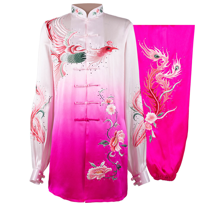 大业亨通渐变太极武术表演服装女