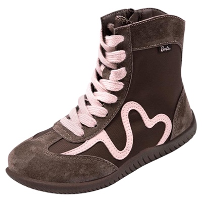 芭比童鞋女童拳击靴子儿童运动鞋