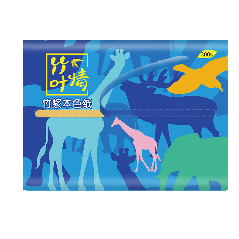 蓝漂30包抽纸整箱竹浆本色面巾纸实惠装卫生纸家庭装手厕纸餐巾纸