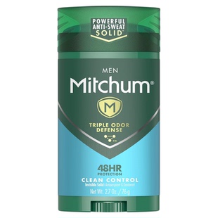 美国Mitchum止汗香体膏啫喱48小时持久腋下止汗干爽清新除臭香体