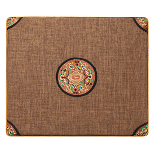 中式古典刺绣椅垫红木家具坐垫民族风精美工艺餐椅垫