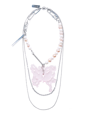 原创设计戴珍珠亚克力钛钢