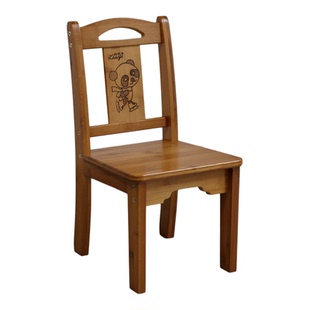 楠竹实木小椅子儿童凳子靠背椅矮凳家用客厅椅子茶几凳板凳换鞋凳