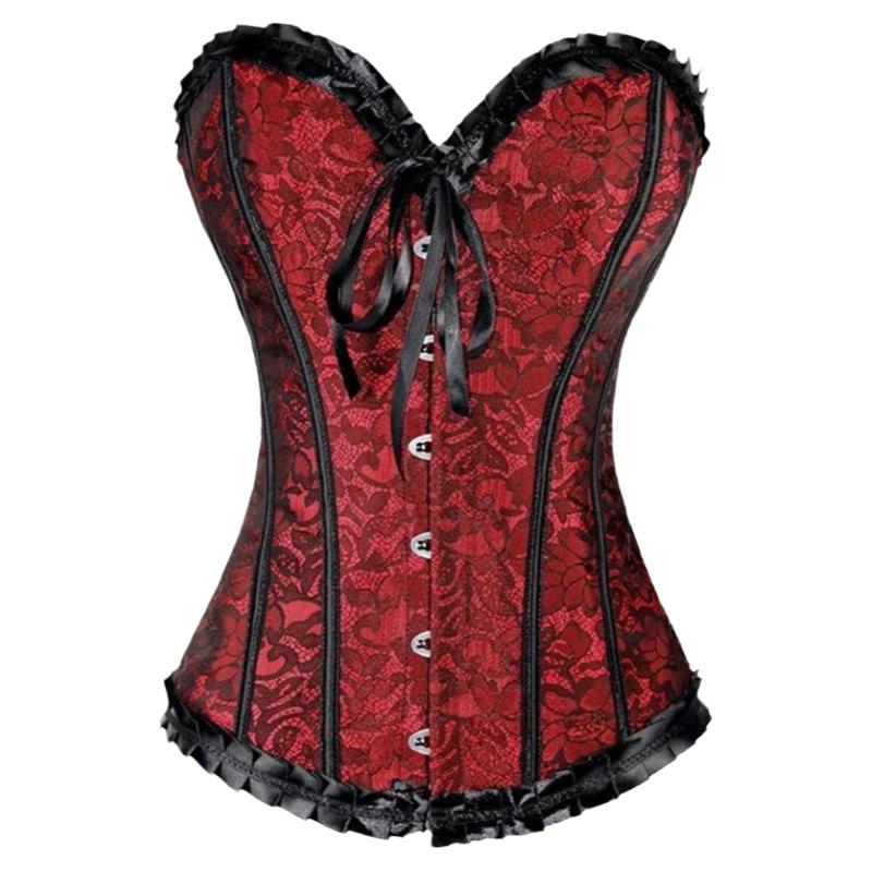 鱼骨宫廷束身塑身胸衣绑带束腰corset年会舞会万圣节礼舞服外穿女