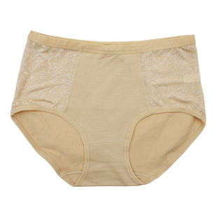 内裤女纯棉女士提臀中高腰内裤透气柔软舒适三角短裤 人家美