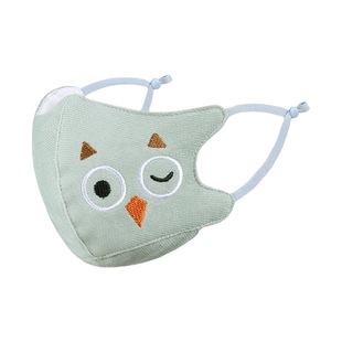 儿童保暖口罩婴儿宝宝冬季卡通小孩专用里层纯棉纱布可洗男童女童