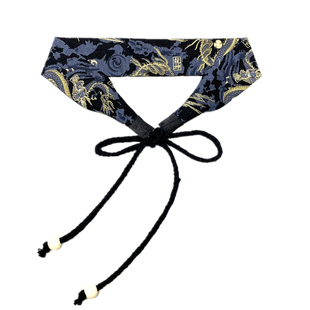 民族风流苏头绳汉服棉麻抹额痞帅束发带复古头巾发箍运动古装嘻哈