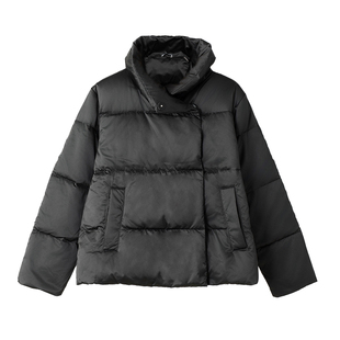 【Highline系列】M@x调性十足 几十件！鹅绒立领短款羽绒服外套女