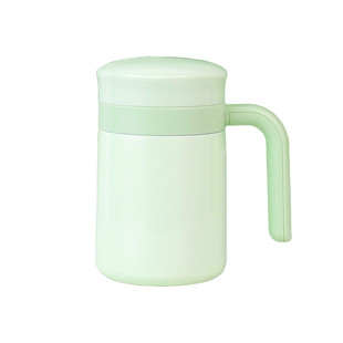 不锈钢保温杯茶水分离女高颜值泡茶杯子带手柄办公室男士水杯刻字