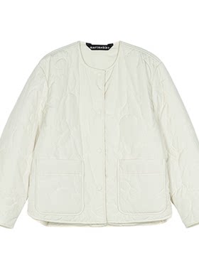 Marimekko【Unikko游霓可印花】简约静奢风女士外套轻薄棉服按扣